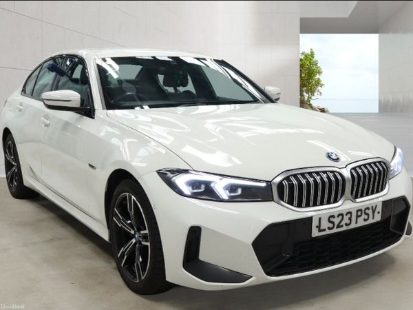 BMW 3-Series Saloon, Petrol Hybrid, 2023, White