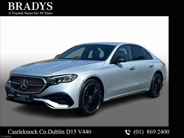 Mercedes-Benz E-Class Saloon, Diesel Plug-in Hybrid, 2026, Silver