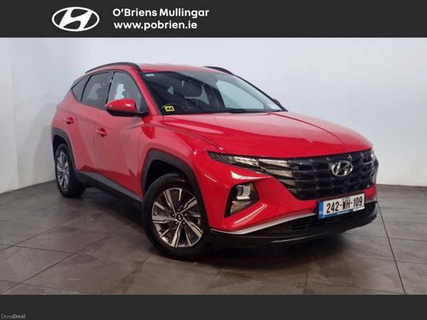 Hyundai Tucson SUV, Petrol Hybrid, 2024, Red