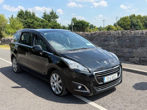 Peugeot 5008 MPV, Diesel, 2017, Black