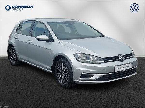 Volkswagen Golf Hatchback, Diesel, 2019, Silver