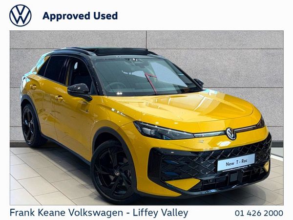Volkswagen T-Roc SUV, Petrol Hybrid, 2026, Yellow
