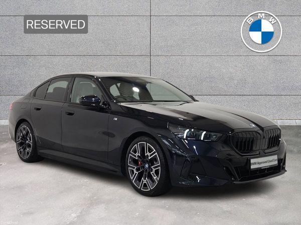 BMW 5-Series Saloon, Petrol Plug-in Hybrid, 2024, Black