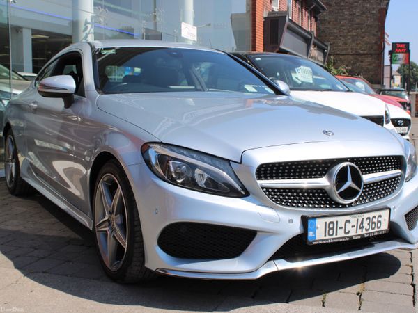 Mercedes-Benz C-Class Coupe, Diesel, 2018, Silver