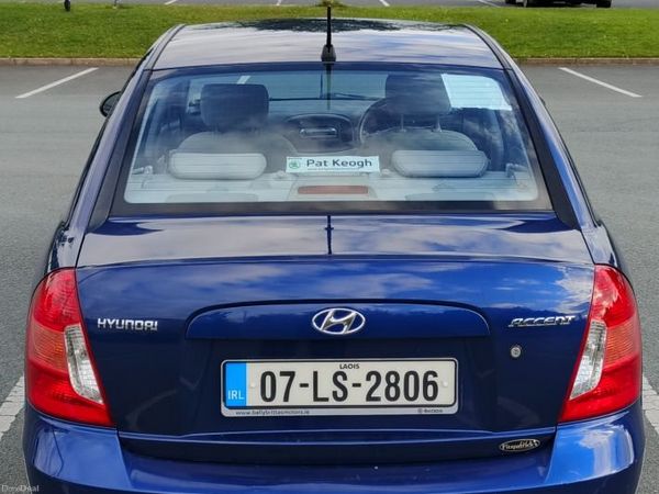 Hyundai Accent Saloon, Petrol, 2007, Blue