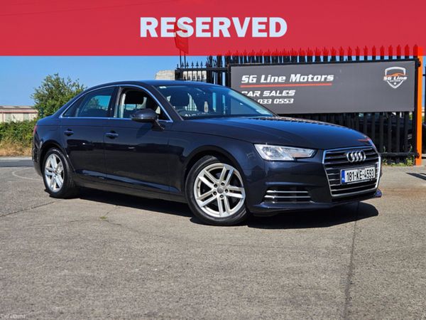 Audi A4 Saloon, Diesel, 2018, Blue