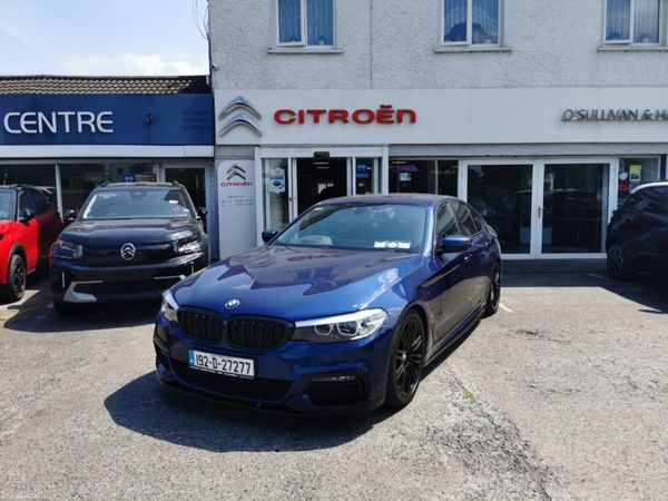 BMW 5-Series Saloon, Petrol Plug-in Hybrid, 2019, Blue