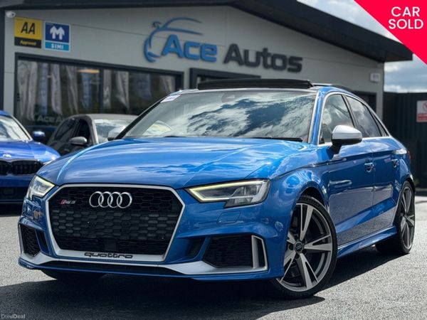 Audi RS3 Saloon, Petrol, 2018, Blue