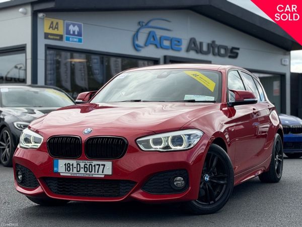 BMW 1-Series Hatchback, Diesel, 2018, Red