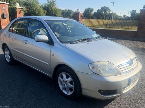 Toyota Corolla Saloon, Petrol, 2006, Silver