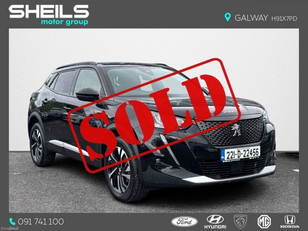 Peugeot 2008 MPV, Petrol, 2022, Black