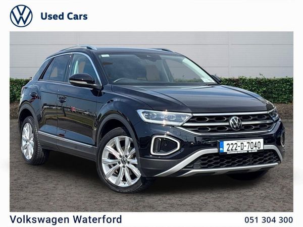 Volkswagen T-Roc SUV, Petrol, 2022, Black