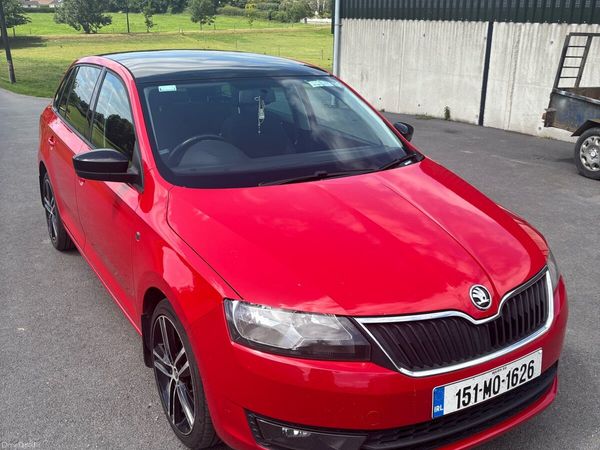 Skoda Rapid Hatchback, Diesel, 2015, Red