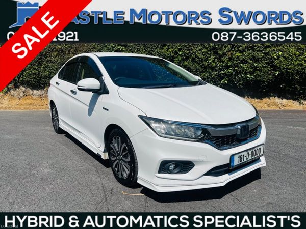 Honda Insight Saloon, Petrol Hybrid, 2018, White