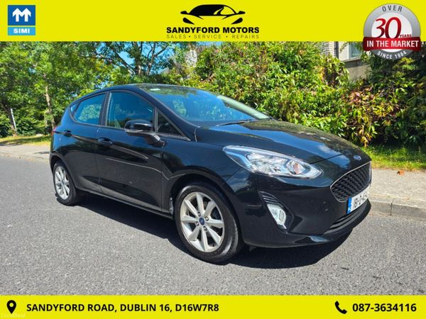 Ford Fiesta Hatchback, Petrol, 2018, Black