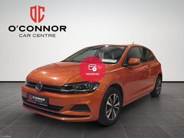 Volkswagen Polo Hatchback, Petrol, 2020, Orange