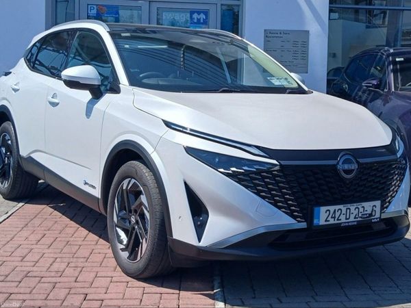 Nissan Qashqai MPV, Petrol Hybrid, 2024, White