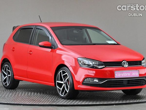 Volkswagen Polo Hatchback, Petrol, 2018, Red