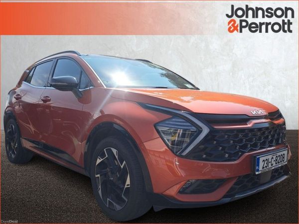 Kia Sportage SUV, Diesel Hybrid, 2023, Orange