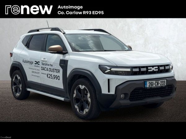 Dacia Duster SUV, Petrol Hybrid, 2026, White