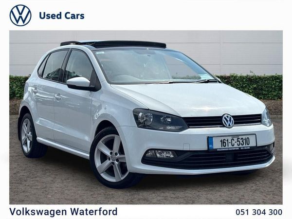 Volkswagen Polo Hatchback, Petrol, 2016, White