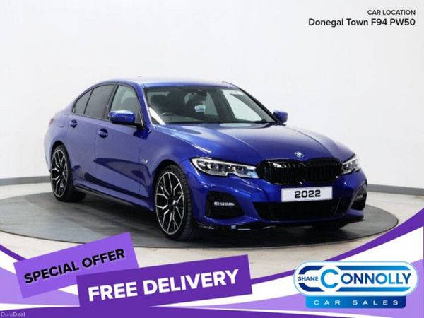 BMW 3-Series Saloon, Petrol Plug-in Hybrid, 2022, Blue