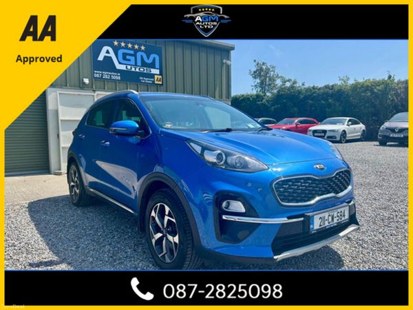 Kia Sportage SUV, Diesel Hybrid, 2021, Blue