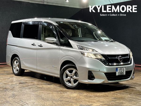 Nissan Serena MPV, Petrol Hybrid, 2017, Silver