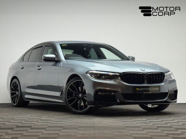 BMW 5-Series Saloon, Petrol Plug-in Hybrid, 2018, Blue