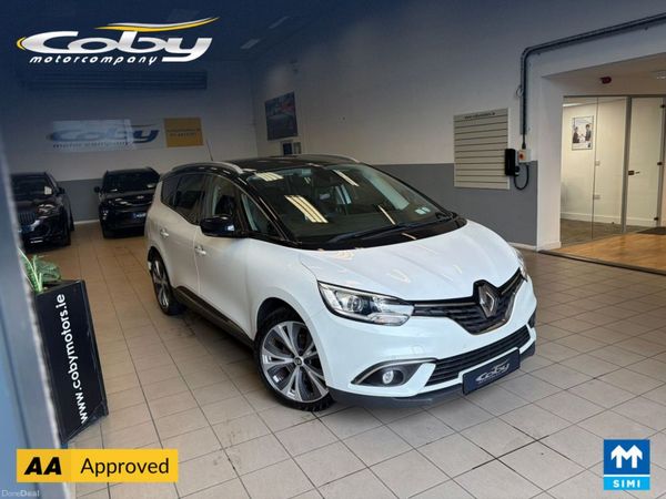 Renault Grand Scenic Hatchback, Petrol, 2019, White