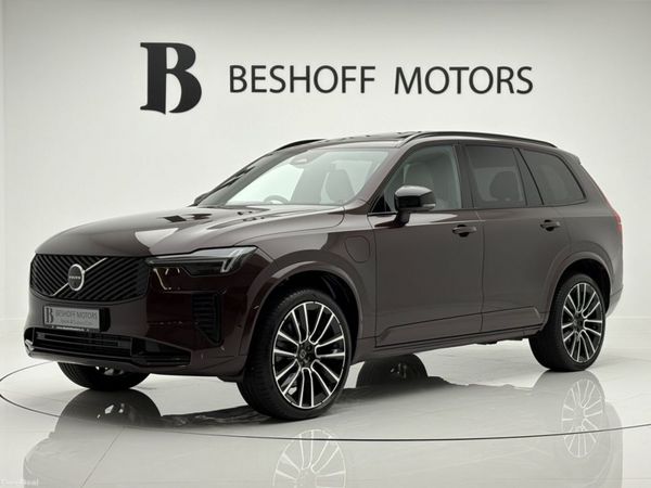 Volvo XC90 Estate, Petrol Plug-in Hybrid, 2025, Red