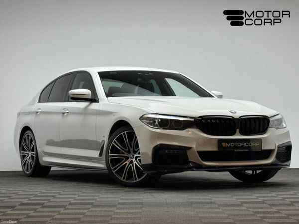 BMW 5-Series Saloon, Petrol Plug-in Hybrid, 2020, White