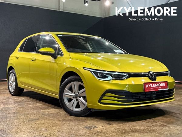 Volkswagen Golf Hatchback, Petrol Hybrid, 2021, Yellow