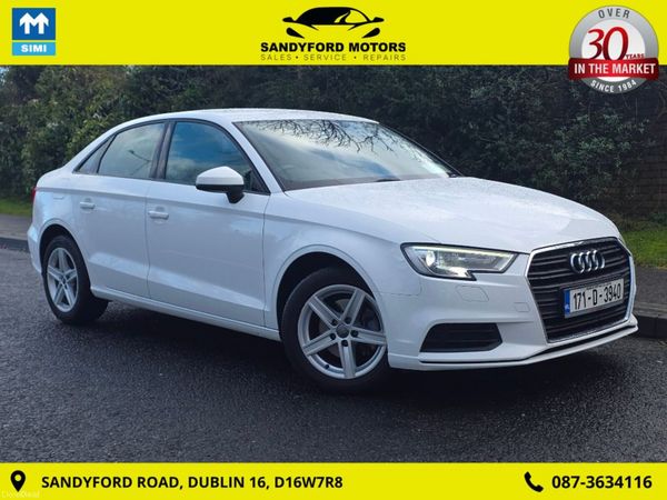 Audi A3 Saloon, Petrol, 2017, White