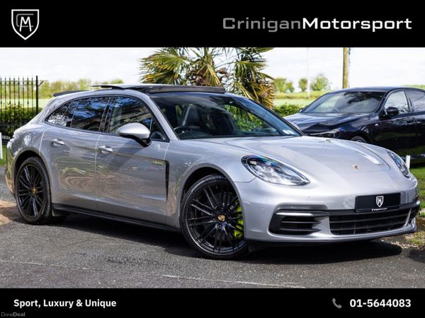 Porsche Panamera Estate, Petrol Plug-in Hybrid, 2017, Silver