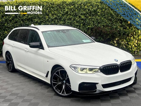 BMW 5-Series Estate, Diesel, 2019, White