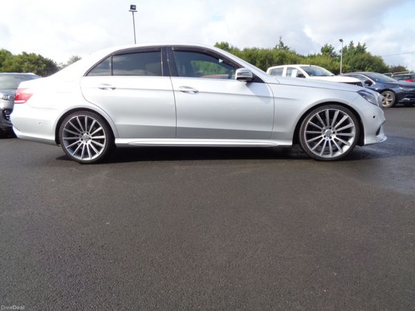 Mercedes-Benz E-Class Saloon, Diesel Hybrid, 2013, Silver