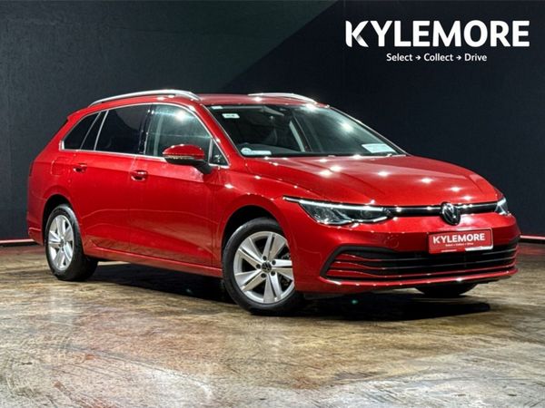 Volkswagen Golf Estate, Petrol Hybrid, 2022, Red