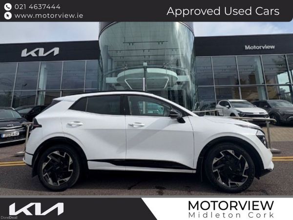 Kia Sportage SUV, Diesel Hybrid, 2022, White