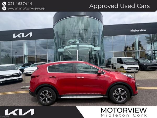 Kia Sportage SUV, Diesel, 2019, Red