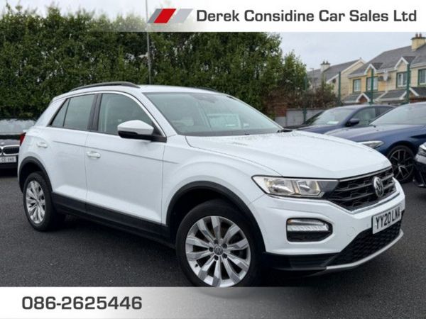 Volkswagen T-Roc Hatchback, Petrol, 2020, White