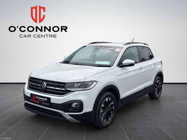Volkswagen T-Cross SUV, Petrol, 2021, White