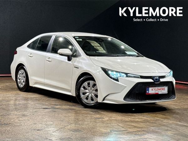 Toyota Corolla Saloon, Petrol Hybrid, 2020, White