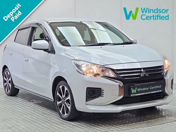 Mitsubishi Mirage Hatchback, Petrol, 2021, White