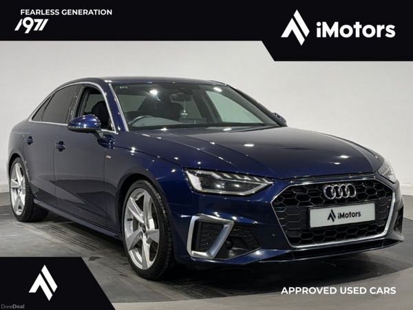 Audi A4 Saloon, Diesel, 2022, Blue