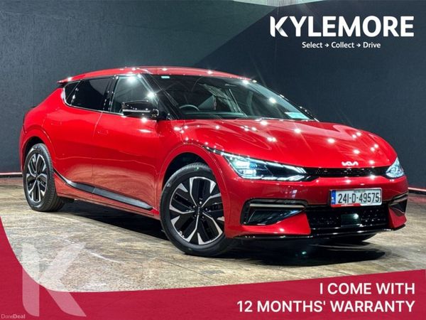Kia EV6 Hatchback, Electric, 2024, Red
