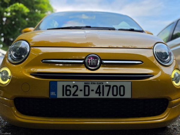 Fiat 500 Coupe, Petrol, 2016, Yellow