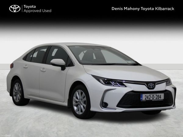 Toyota Corolla Saloon, Petrol Hybrid, 2024, White