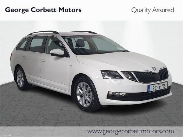 Skoda Octavia Estate, Diesel, 2020, White