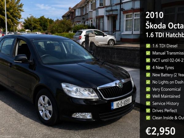 Skoda Octavia Hatchback, Diesel, 2010, Black